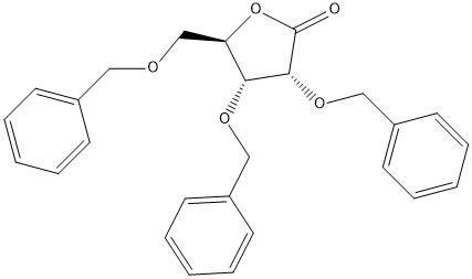 2,3,5-三苄氧基-D-核糖酸-1,4-内酯,2,3,5-Tri-O-Benzyl-D-Ribonolactone