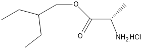 2-乙基丁基-L-丙氨酸酯盐酸盐,(S)-2-Ethylbutyl 2-Aminopropanoate Hydrochloride