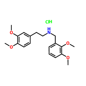 N-2,3-二甲氧基苄基-3,4-二甲氧基苯乙胺盐酸盐