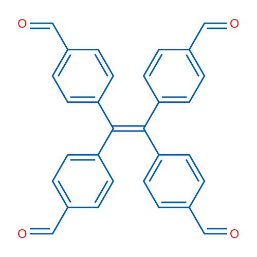 四-(4-醛基苯基）乙烯,4,4',4'',4'''-(ethene-1,1,2,2-tetrayl)tetrabenzaldehyde