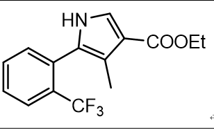 1H-Pyrrole-3-carboxylic acid, 4-methyl-5-[2-(trifluoromethyl)phenyl]-, ethyl ester,1H-Pyrrole-3-carboxylic acid, 4-methyl-5-[2-(trifluoromethyl)phenyl]-, ethyl ester