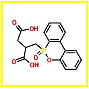 阻燃剂 DDP,2-[(6-oxobenzo[c][2,1]benzoxaphosphinin-6-yl)methyl]butanedioic acid