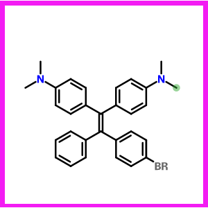 1,1-双(4-二甲基氨基苯基)-2-对溴苯基-2-苯基乙烯,1,2-bis(4-diethylaminophenyl)-1-(4-bromophenyl)-2-phenylethene