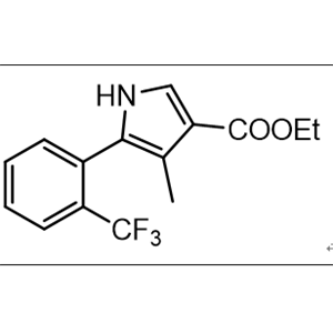 1H-Pyrrole-3-carboxylic acid, 4-methyl-5-[2-(trifluoromethyl)phenyl]-, ethyl ester