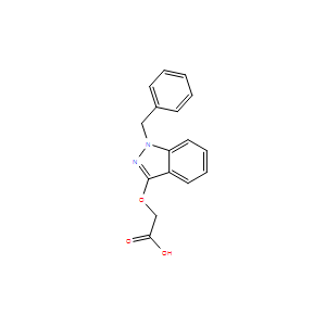 2-(1-苄基-1H-吲唑-3-基氧基)乙酸