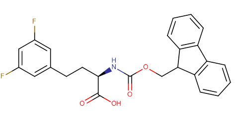 (R)-a-(Fmoc-amino)-3,5-difluorobenzenebutanoic acid,(2R)-4-(3,5-difluorophenyl)-2-({[(9H-fluoren-9-yl)methoxy]carbonyl}amino)butanoic acid