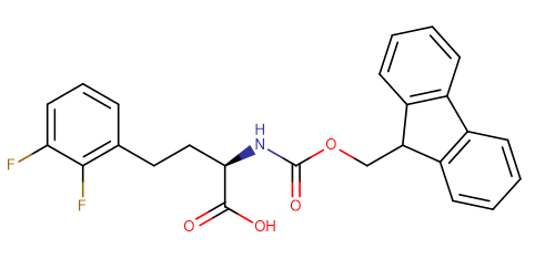 Fmoc-2,3-difluoro-D-homophenylalanine,(2R)-4-(2,3-difluorophenyl)-2-({[(9H-fluoren-9-yl)methoxy]carbonyl}amino)butanoic acid