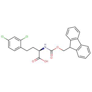 Fmoc-2,4-dichloro-D-homophenylalanine,(2R)-4-(2,4-dichlorophenyl)-2-({[(9H-fluoren-9-yl)methoxy]carbonyl}amino)butanoic acid
