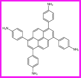 1,3,6,8-四-（对胺基苯基）-芘,4,4',4'',4'''-(pyrene-1,3,6,8-tetrayl)tetraben