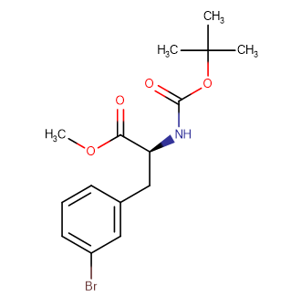 methyl (2S)-3-(3-bromophenyl)-2-{[(tert-butoxy)carbonyl]amino}propanoate,methyl (2S)-3-(3-bromophenyl)-2-{[(tert-butoxy)carbonyl]amino}propanoate