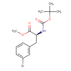 methyl (2S)-3-(3-bromophenyl)-2-{[(tert-butoxy)carbonyl]amino}propanoate