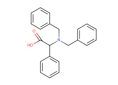 2-(dibenzylamino)-2-phenylacetic acid,2-(dibenzylamino)-2-phenylacetic acid