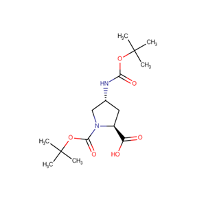 (2S,4R)-1-[(tert-butoxy)carbonyl]-4-{[(tert-butoxy)carbonyl]amino}pyrrolidine-2-carboxylic acid