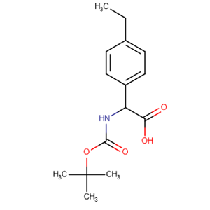 2-{[(tert-butoxy)carbonyl]amino}-2-(4-ethylphenyl)acetic acid