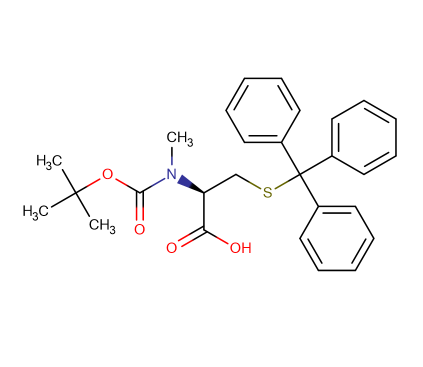 (2R)-2-{[(tert-butoxy)carbonyl](methyl)amino}-3-[(triphenylmethyl)sulfanyl]propanoic acid,(2R)-2-{[(tert-butoxy)carbonyl](methyl)amino}-3-[(triphenylmethyl)sulfanyl]propanoic acid