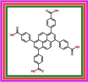 1,3,6,8-四(4-羧基苯)芘,,4',4'',4'''-(1,9-dihydropyrene-1,3,6,8-tetrayl)tetrabenzoic acid