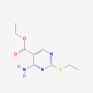 2-乙基巯基-4-氨基嘧啶-5-羧酸,4-Amino-2-(ethylthio)pyrimidine-5-carboxylic acid