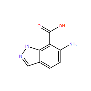 6-氨基-1H-吲唑-7-甲酸,6-Amino-1H-indazole-7-carboxylic acid