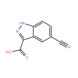 5-氰基吲唑-3-羧酸