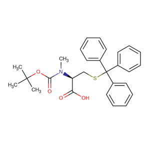 (2R)-2-{[(tert-butoxy)carbonyl](methyl)amino}-3-[(triphenylmethyl)sulfanyl]propanoic acid,(2R)-2-{[(tert-butoxy)carbonyl](methyl)amino}-3-[(triphenylmethyl)sulfanyl]propanoic acid