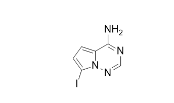 -碘吡咯[2,1-f][1,2,4]三嗪-4-胺,7-iodopyrrolo[2,1-f][1,2,4]triazin-4-amine