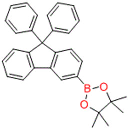 9,9-二苯基芴-3-硼酸频哪醇酯,2-(9,9-Diphenyl-9H-fluoren-3-yl)-4,4,5,5-tetramethyl-1,3,2-dioxaborolane