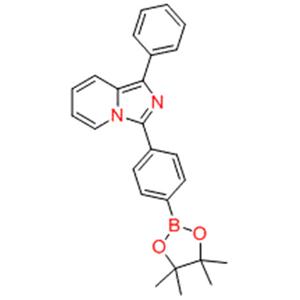 1-苯基-3-（4-（4,4,5,5-四甲基-1,3,2-二氧杂环戊硼烷-2-基）苯基）咪唑并[1,5-a]吡啶