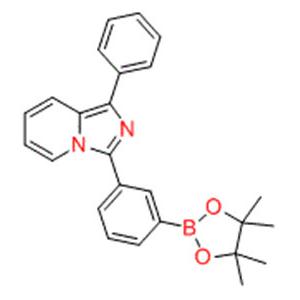 1-苯基-3-（3-（4,4,5,5-四甲基-1,3,2-二氧杂环戊硼烷-2-基）苯基）咪唑并[1,5-a]吡啶
