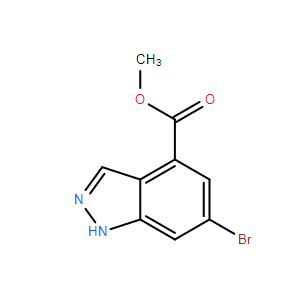 6-溴-1H-吲唑-4-甲酸甲酯,Methyl 6-bromo-1H-indazole-4-carboxylate
