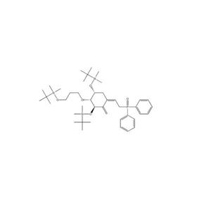 艾地骨化醇中间体A环,Eldecalcitol Intermediates A;((Z)-((3S,4S,5R)-5-((tert-Butyldimethylsilyl)oxy)-4-(4-((tert-butyldimethylsilyl)oxy)butyl)-3-methyl-2-methylenecyclohexylidene)methyl)diphenylphosphine oxide
