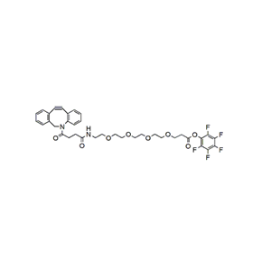 二苯并环辛烯-四聚乙二醇-五氟苯酚，DBCO-PEG4-PFP ester