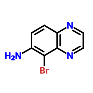 6-氨基-5-溴喹喔啉,5-Bromo-6-quinoxalinamine