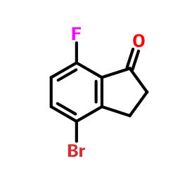 4-溴-7-氟茚酮,4-broMo-7-fluoro-2,3-dihydroinden-1-one