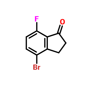 4-溴-7-氟茚酮,4-broMo-7-fluoro-2,3-dihydroinden-1-one