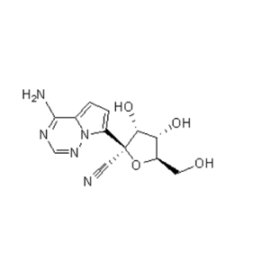 GS-441524,(2R,3R,4S,5R)-2-(4-aminopyrrolo[2,1-f][1,2,4]triazin-7-yl)-3,4-dihydroxy-5-(hydroxymethyl)tetrahydrofuran-2-carbonitrile