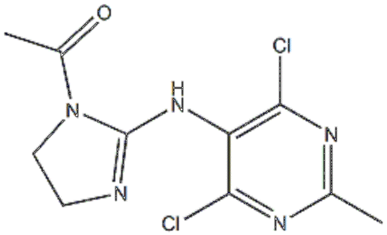 4,6-二氯-2-甲基-5-(1-乙酰基-2-咪唑)-氨基吡啶,4,6-DICHLORO-2-METHYL-5-(1-ACETYL-2-IMIDAZOLIN-2-YL)-AMINOPYRIDINE