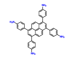 1,3,6,8-四-(对胺基苯基)-芘,4,4',4'',4'''-(pyrene-1,3,6,8-tetrayl)tetraben