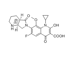 莫西沙星雜質(zhì)34,1-cyclopropyl-6-fluoro-2-hydroxy-8-methoxy-4-oxo-7-((4aR,7aS)-5-oxohexahydro-1H-pyrrolo[3,4-b]pyridin-6(2H)-yl)-1,4-dihydroquinoline-3-carboxylic acid