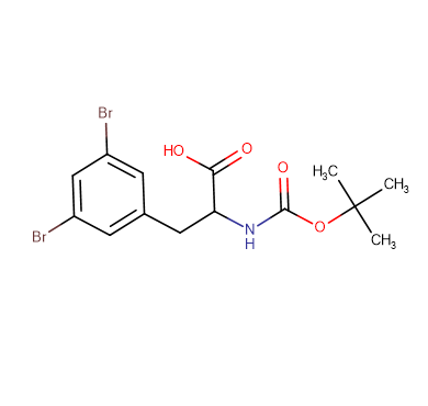 2-{[(tert-butoxy)carbonyl]amino}-3-(3,5-dibromophenyl)propanoic acid,2-{[(tert-butoxy)carbonyl]amino}-3-(3,5-dibromophenyl)propanoic acid