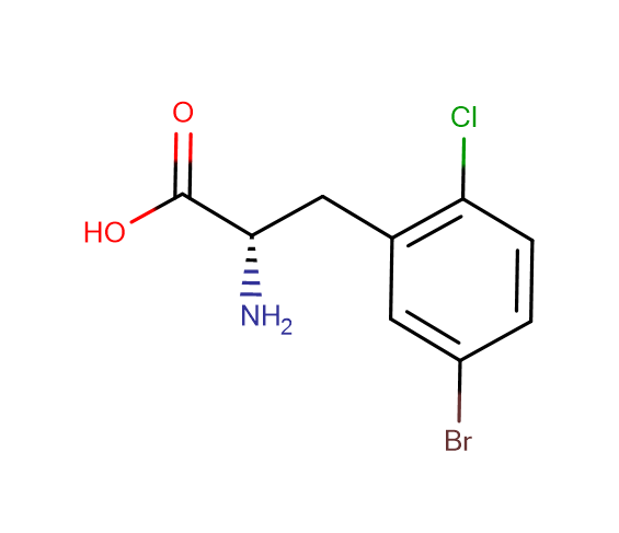 (2S)-2-amino-3-(5-bromo-2-chlorophenyl)propanoic acid,(2S)-2-amino-3-(5-bromo-2-chlorophenyl)propanoic acid