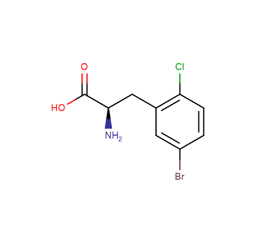 (2R)-2-amino-3-(5-bromo-2-chlorophenyl)propanoic acid,(2R)-2-amino-3-(5-bromo-2-chlorophenyl)propanoic acid
