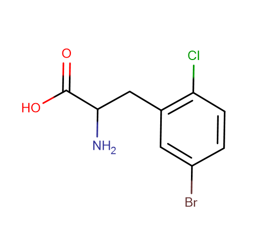 2-amino-3-(5-bromo-2-chlorophenyl)propanoic acid,2-amino-3-(5-bromo-2-chlorophenyl)propanoic acid