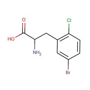 2-amino-3-(5-bromo-2-chlorophenyl)propanoic acid