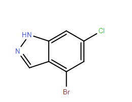 4-溴-6-氯-1H-吲唑,4-Bromo-6-chloro-1H-indazole