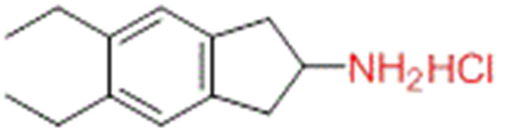 5,6-二乙基-2,3-二氫-1H-茚-2-胺鹽酸鹽,5,6-Diethyl-2,3-dihydro-1H-inden-2-amine hydrochloride