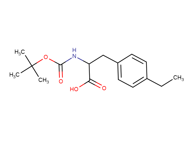 2-{[(tert-butoxy)carbonyl]amino}-3-(4-ethylphenyl)propanoic acid,2-{[(tert-butoxy)carbonyl]amino}-3-(4-ethylphenyl)propanoic acid