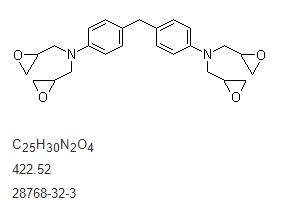 N,N,N',N'-四环氧丙基-4,4'-二氨基二苯甲烷,4,4''-Methylenebis(N,N-diglycidylaniline); AG80/MY-721; 4,4''-Methylenebis[N,N-bis(2,3-epoxypropyl)aniline]