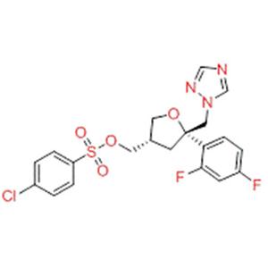 (3S-顺式)-4-氯苯磺酸[5-(2,4-二氟苯基)四氢-5-(1H-1,2,4-三唑-1-基甲基)-3-呋喃基]甲基酯,(3S-cis)-4-Chlorobenzenesulfonic acid [5-(2,4-difluorophenyl)tetrahydro-5-(1H-1,2,4-triazol-1-ylmethyl)-3-furanyl]methyl ester