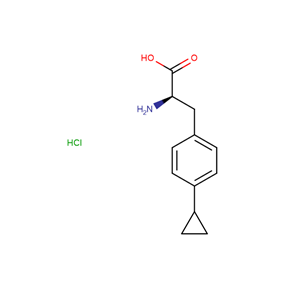 (2R)-2-amino-3-(4-cyclopropylphenyl)propanoic acid hydrochloride
