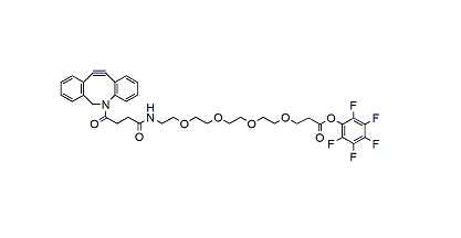 二苯并環(huán)辛烯-四聚乙二醇-五氟苯酚,DBCO-PEG4-PFP ester,DBCO-PEG4-PFP ester,ADIBO-PEG4-PFP ester